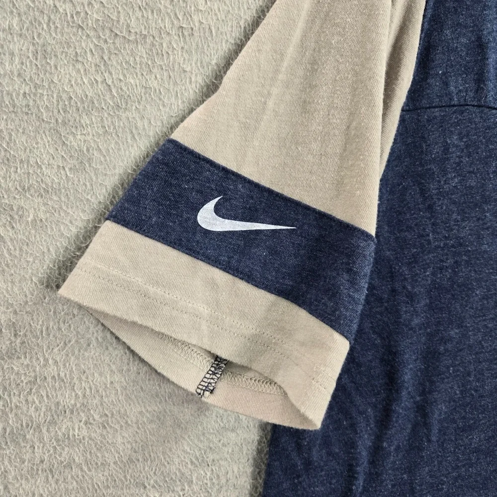 Dallas‎ Cowboys Women Top Medium Blue Shirt Logo Nike Short Sleeve Crew Neck
